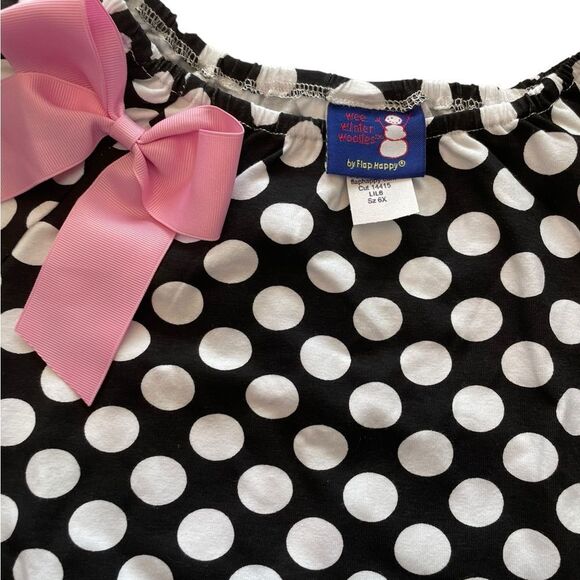 126- GIRLS POLKA DOT DRESS - Picture 2 of 7